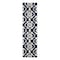 World Rug Gallery Cozy Moroccan Trellis Indoor Shag Runner Rug 2' x 7'2'' Navy 2525NAVY2X7 - alternate 2